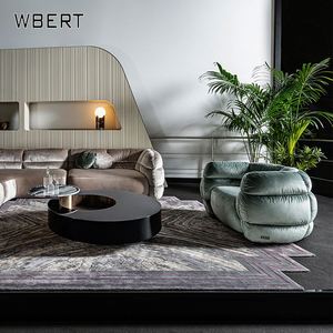 WBERT Nouveau canapé italien de luxe simple Design de maître Combinaison moderne de luxe léger pour la maison Villa Hall haut de gamme ou zone de loisirs - Product Image 4
