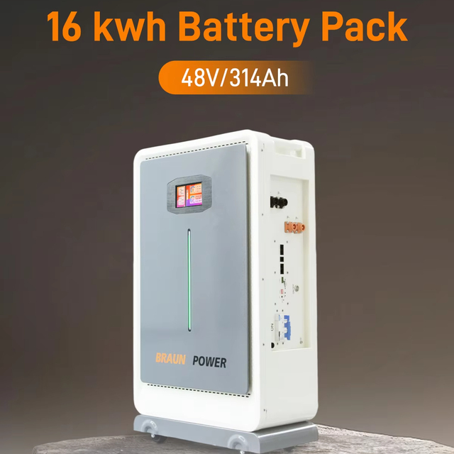 Rechargeable 15kW LiFePO4 Lithium Battery 48V 314AH Li Ion Battery Pack