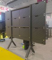 Écran TV intégré P2.5 mm, signalétique LED programmable pour affichage mobile ultra HD pour la publicité numérique en détail
