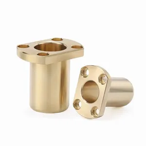 Shoulder Bushings Bronze bearing Plated With tin/copper with Head Oil Groove Plastic Mold Components