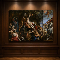Peinture sur toile classique à l'huile, surdimensionnée, faite à la main, portrait de personne, sans cadre, art mural, décoration intérieure