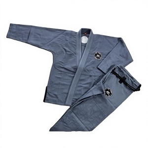 Uniformes de Jiu Jitsu brasileño de algodón de alta calidad, precio al por mayor hecho a medida, servicio OEM para Karate, artes marciales, ropa para hombres y mujeres - Product Image 1
