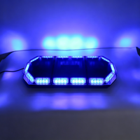 Barre lumineuse de signalisation LED 168W, montage magnétique sur toit, boîtier en polycarbonate et alliage d'aluminium, IP65, 12-24V, plusieurs couleurs
