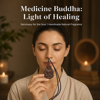 Collier d'encens au Borneol fait main, pendentif Bouddha de la Guérison, amulette naturelle aux herbes, OEM, marque privée, apaisement mental