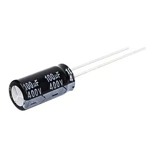 Through Hole Radial 400V 100Uf 100MFD Aluminum Electrolytic Capacitor Wiring Table Fan Capacitor Run Capacitor