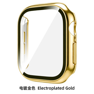 Nouvel étui de protection 2 en 1 pour iWatch S12 Series, étui en PC électroplaqué avec protection d'écran intégrée 42 mm/46 mm - Product Image 6
