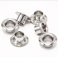 Œillets métalliques ronds écologiques multicolores personnalisés avec motif logo pour vêtements, sacs, cuir, couleur de placage personnalisée
