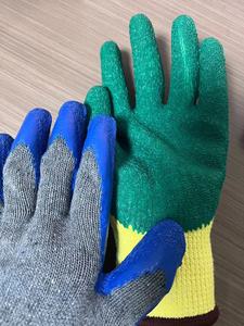 Strong <strong>Grip</strong> Wrinkle Latex Coated Breathable Knitted Back Hand Protective <strong>Gloves</strong> Cut Resistant Work <strong>Gloves</strong> - Product Image 5