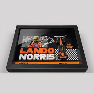 Cadre photo modèle de course McLaren Landonoris 2025 du pilote <span class=keywords><strong>champion</strong></span> <span class=keywords><strong>F1</strong></span> MCL39 - Product Image 6