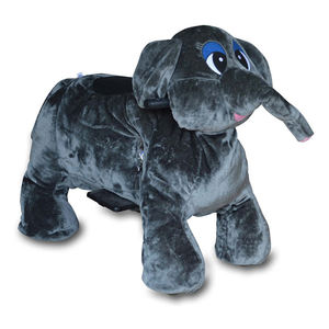 GM59 interior/exterior Dino juguete coche paseo 4 ruedas motorizado felpa batería Control parachoques caminar parachoques compras - Product Image 6