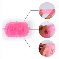 Offre Spéciale – Couvercles Réutilisables en Silicone Extensibles Rectangulaires pour Aliments – Qualité Alimentaire – Idéal Cuisine et Fêtes