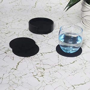 Varios estilos de posavasos de fieltro absorbente circular - Product Image 2