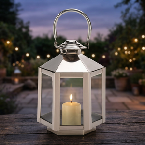 Stylish Metal &amp; Glass <strong>Lantern</strong> stainless steel brass plated <strong>tall</strong> glass <strong>lantern</strong> - Product Image 3