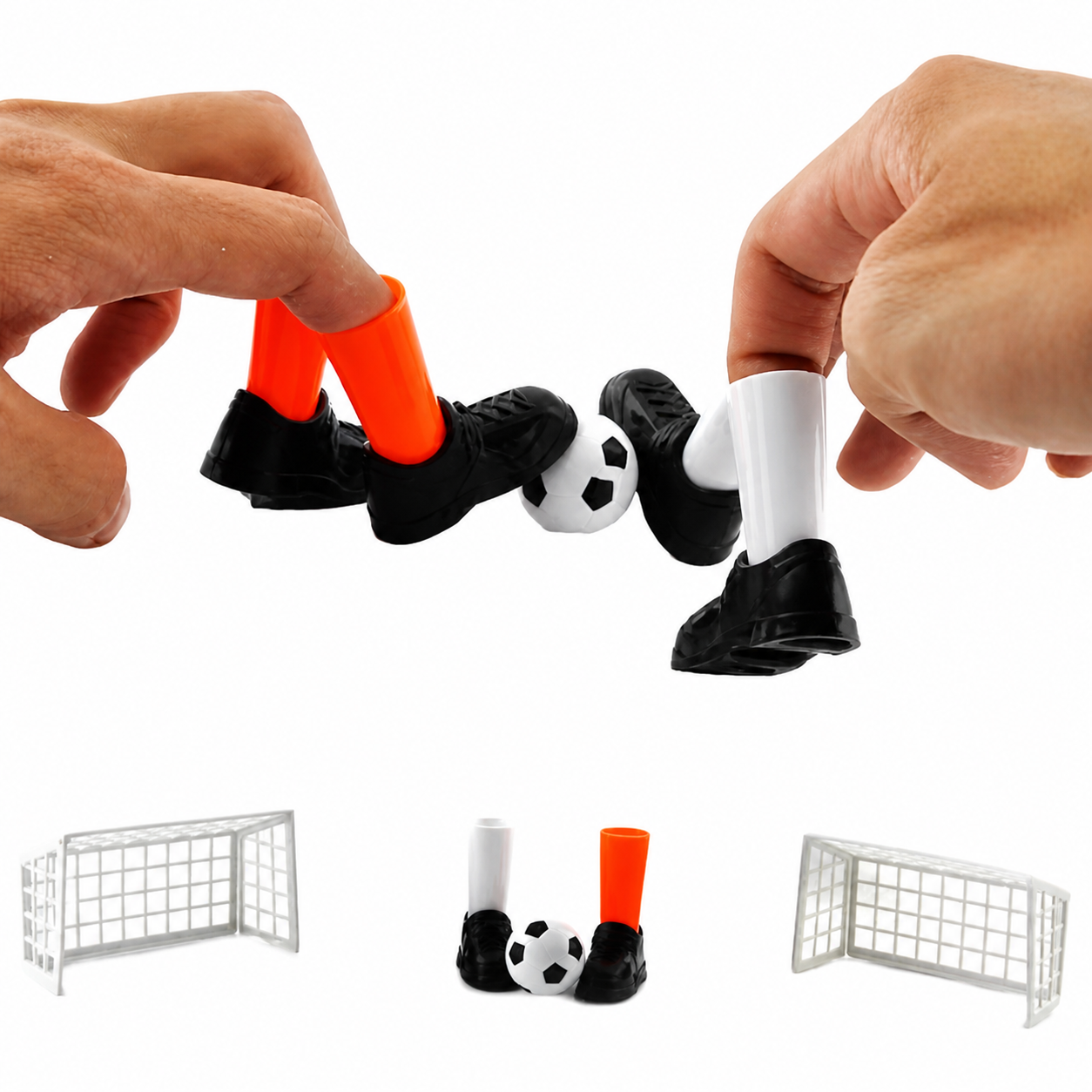 Prom-note Jeu De Football De Doigt – Mini Terrain De Table 20,5 Cm – Jouet Interactif Pour Jours De Pluie – Idéal Pour Fidget – Plastique