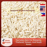 Litière pour chat anglaise, agglomérante, très absorbante, faible en poussière, marque Shopee, vietnamienne-malaisienne, 2 kg, Hebei Pure Tofu, pour le marché transfrontalier
