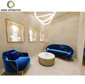 Diseños de Exhibidores de Joyería de Alta Gama, Mostrador Redondo de Vidrio para Exhibición de Joyería, Vitrina de Joyería de Lujo Personalizada en Venta - Product Image 6