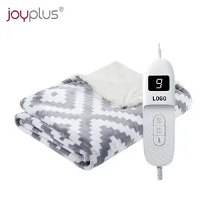 Washable folding Electric blanket Customized new pattern printing Heated blanket Throw for winter