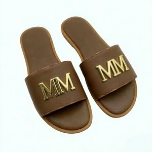 Zapatos de mujer, pantuflas, sandalias planas con punta cerrada, sandalias de verano a la moda, zapatos cómodos estilo slip-on - Product Image 3