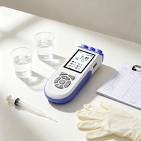 Medidor de pH Portátil, Analizador Digital de Calidad del Agua para Análisis de Agua en Laboratorio y Pruebas Industriales