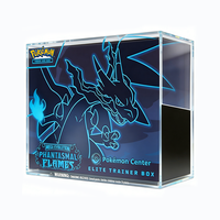 Étui de présentation en acrylique ultra-épais 8mm+5mm avec aimants puissants N52, protection pour boîtes Elite Trainer, compatible avec les boîtes Elite Trainer