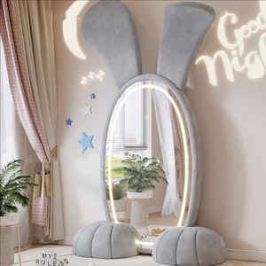 JINS moderno creativo carino coniglio con grande orecchio specchio Eco per bambini a figura intera Dressing specchio - Product Image 2