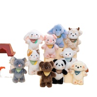 Pendentifs en peluche en gros : Singe, Éléphant, Chiot, Cerf et Panda – 14 cm, rembourrés en coton PP