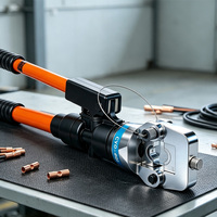 Herramienta de crimpado hidráulica eléctrica TUBO CPO-400, crimpadora manual de 13T con 9 matrices