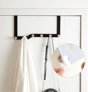 Nuovo Design Lavinia Home: Gancio per <span class=keywords><strong>Porta</strong></span> in Legno Resistente con 5-6 Ganci, <span class=keywords><strong>Appendiabiti</strong></span> Pieghevole da <span class=keywords><strong>Porta</strong></span> Bianco - Product Image 5