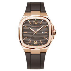 2022 Amovanカスタム100メートル耐水性スクエアラグジュアリーデザイナーウォッチrelojHombreウォッチメンズリストラグジュアリー - Product Image 2