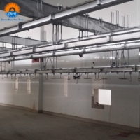 Ligne d'abattage automatique efficace pour moutons et chèvres avec moteur et roulement, équipement hygiénique pour abattoirs et fermes de moyenne taille
