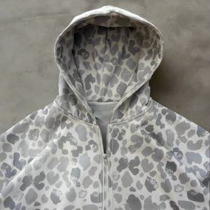 Sweat à capuche imprimé surdimensionné pour homme en molleton 100 % coton de haute qualité 450 g/m² respirant - Product Image 2