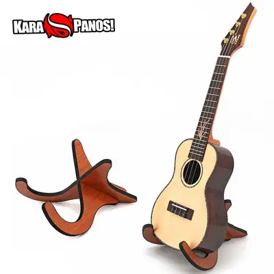 New Style Durable Folding Guiitar Stand Good Quality Wooden Guitar Stand For Ukulele Violin