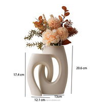 Moule en Silicone Bricolage Double Vase Pot de Fleurs ou Pot à Bougie en Ciment Béton