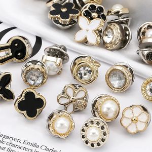 Pas de couture bouton broches pour femmes sécurité couvrir broches mignon émail revers chemise Jean manteau robe vêtements pull décoration - Product Image 1