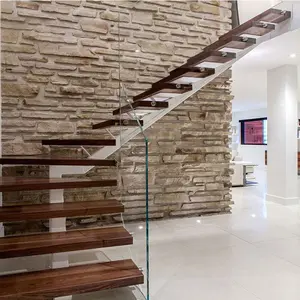 预制楼梯扶手玻璃木家居自动扶梯楼梯可伸缩阁楼楼梯