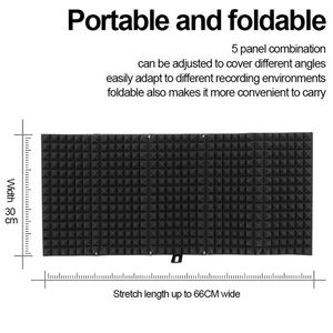 Biner-carcasa insonorizada para grabación de estudio profesional, protector de aislamiento de micrófono, reducción de ruido, <span class=keywords><strong>F122</strong></span> - Product Image 2