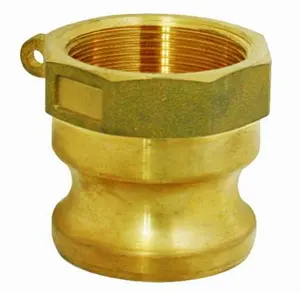 Brass Type A BSP NPT Thread Carton Silver Female Casting Coupling hose connector camlock