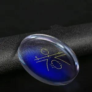 Brand New Female Retro Retro Clear Lens Me Green Single Vision 60% Lentille progressive numérique Prix bas <span class=keywords><strong>Lentilles</strong></span> <span class=keywords><strong>de</strong></span> lunettes ovales - Product Image 1