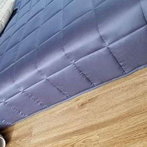 Couverture lestée Zhi Rong en fibre de bambou 300g, couleur unie, quatre saisons, pour un sommeil réparateur - Product Image 2