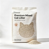Litière pour chat améliorée, ultra-absorbante, anti-odeurs, à agglomération rapide, non toxique, sans poussière, facile à ramasser