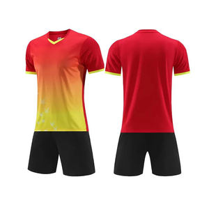 Grosir jersey sepak bola cepat kering setelan sepak bola untuk anak laki-laki dan perempuan jersey permainan siswa latihan - Product Image 4