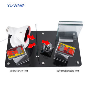 Auto Solar Film <span class=keywords><strong>Tester</strong></span> Isolamento Térmico Lâmpada De Aquecimento Window Film Demonstração Heat Infrared Lamp Test Kit - Product Image 6