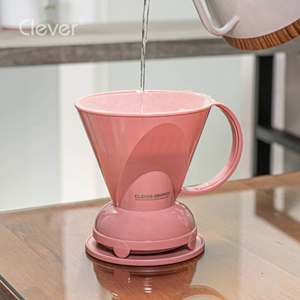 Cafetera Manual de Plástico Rosa Trapezoidal Resistente al Calor, Calidad Garantizada, para Cafeterías Boutique - Product Image 3