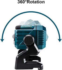 Luz LED de trabajo impermeable para exteriores, luces de Camping de 35W y 5000LM, IP65, Compatible con batería de iones de litio Makita LXT de 18V - Product Image 5