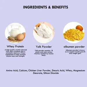 Wholesale High Protein und Fat Dog Supplement für erwachsene Hunde Chicken Flavored Muscle Gain und Build Enhancer