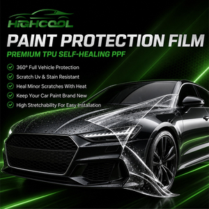 HIGHCOOL Premium Clear TPU PPF Film High Gloss Scratch Resistant Self Healing Car Exterior <b>Paint</b> Protection Wrap - Product Image 5