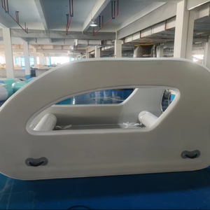 High Quality New Series <strong>Small</strong> Yacht Inflatable Boat House Island Float Solar-Powered Electric <strong>Catamaran</strong> for Water Game - Product Image 1
