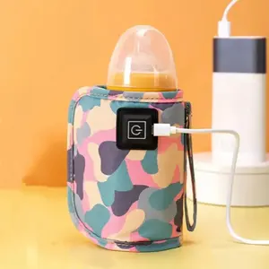 Yeni taşınabilir CE USB süt su isıtıcı seyahat arabası yalıtımlı çanta bebek bebek bakım şişesi isıtıcı güvenli çocuklar için malzemeleri açık