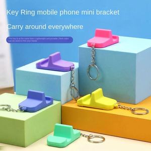 Factory Directly Sells Multi-functional Foldable Plastic Keychains and Phone <b>Holders</b> in Candy Colors - Product Image 2