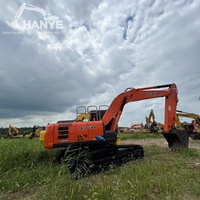 Excavatrice Hitachi 210 d'occasion, faible nombre d'heures de fonctionnement, prix usine, matériel de construction Hitachi d'occasion